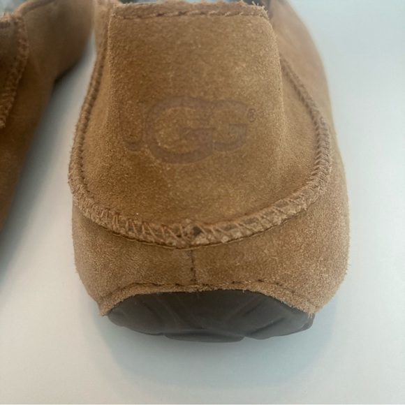 EUC! UGG Upshaw SlipOn Loafer Suede Mens Wool Footbed Liner In/Outdoor  SIZE 12? - Picture 10 of 16